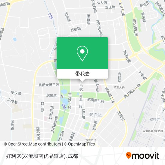 好利来(双流城南优品道店)地图