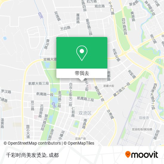 千彩时尚美发烫染地图