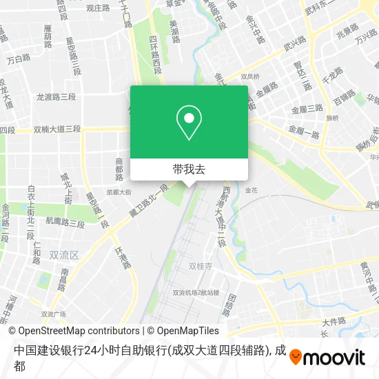 中国建设银行24小时自助银行(成双大道四段辅路)地图