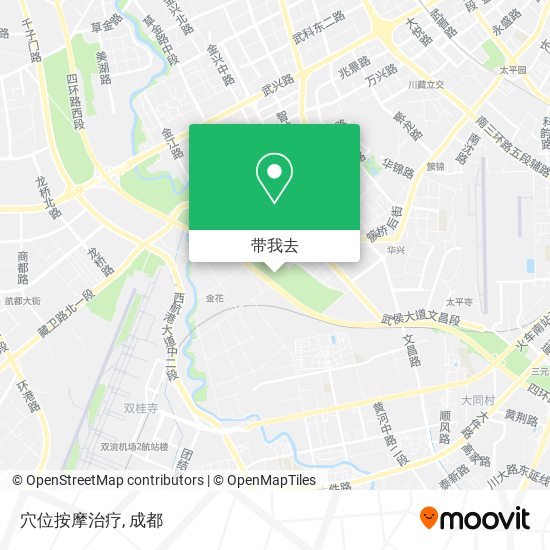 穴位按摩治疗地图