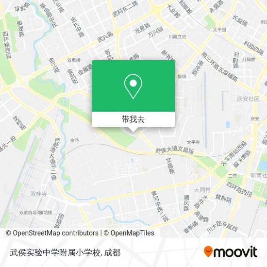武侯实验中学附属小学校地图