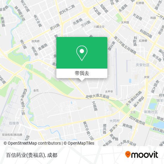 百信药业(贵福店)地图