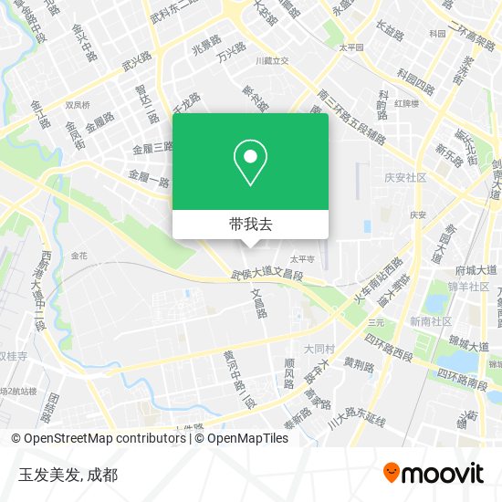 玉发美发地图