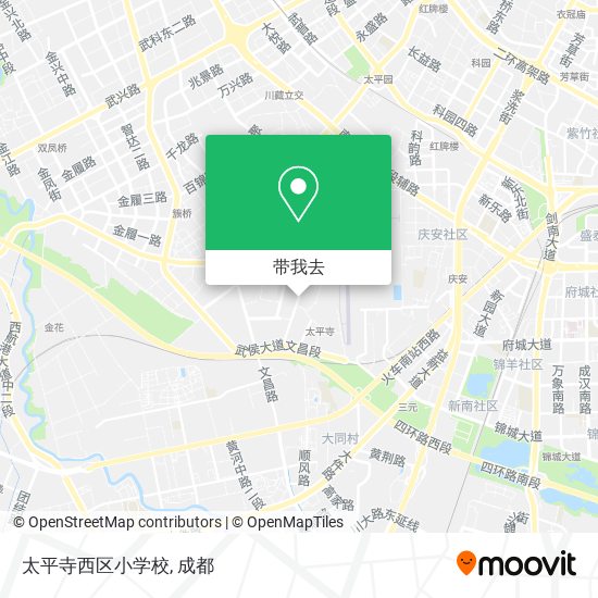 太平寺西区小学校地图