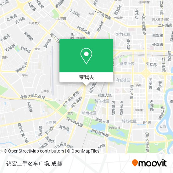 锦宏二手名车广场地图