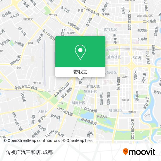 传祺广汽三和店地图