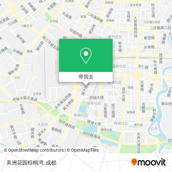 美洲花园棕榈湾地图