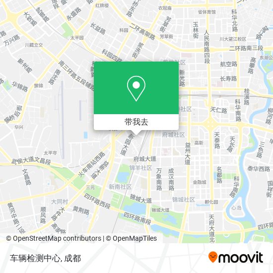 车辆检测中心地图