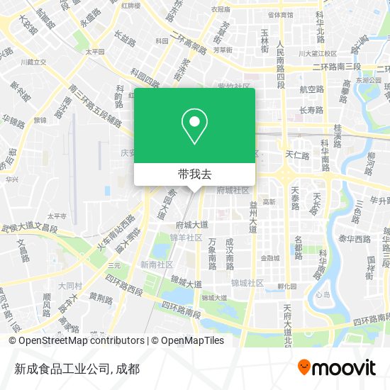 新成食品工业公司地图