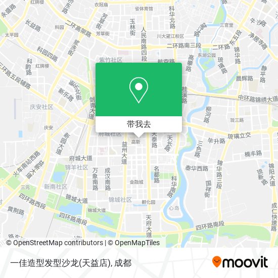 一佳造型发型沙龙(天益店)地图