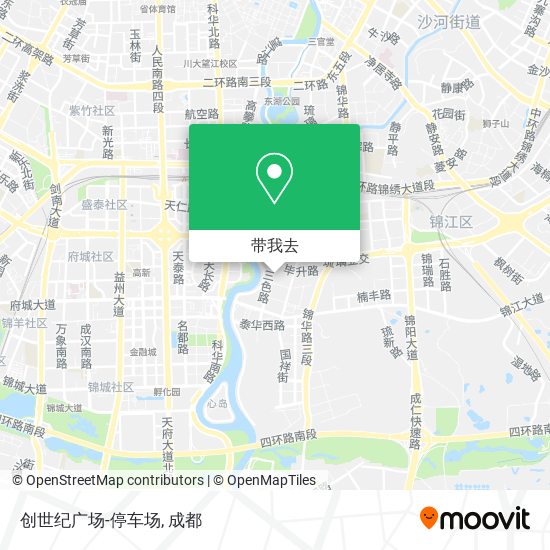 创世纪广场-停车场地图
