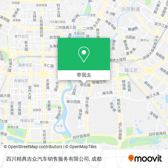 四川精典吉众汽车销售服务有限公司地图