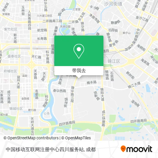 中国移动互联网注册中心四川服务站地图