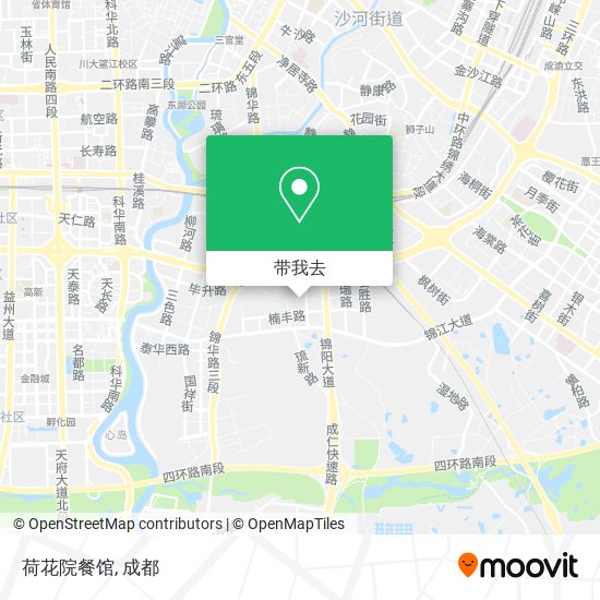 荷花院餐馆地图