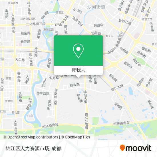 锦江区人力资源市场地图