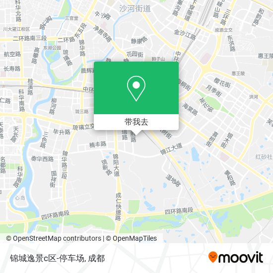 锦城逸景c区-停车场地图