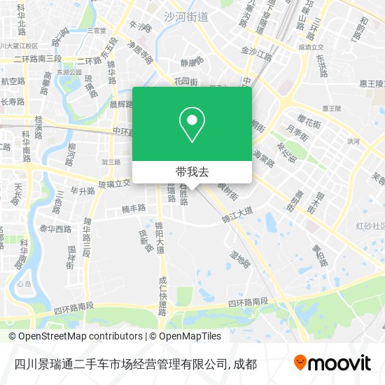 四川景瑞通二手车市场经营管理有限公司地图