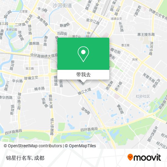 锦星行名车地图