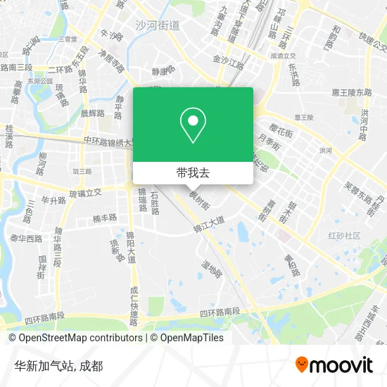 华新加气站地图