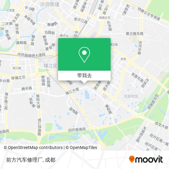 前方汽车修理厂地图