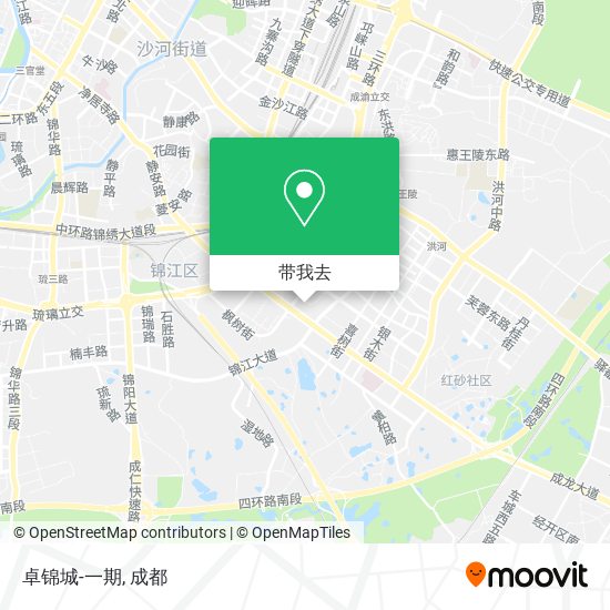 卓锦城-一期地图