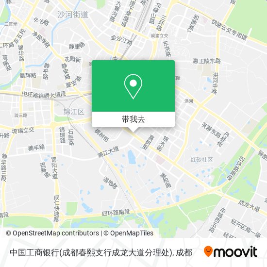中国工商银行(成都春熙支行成龙大道分理处)地图