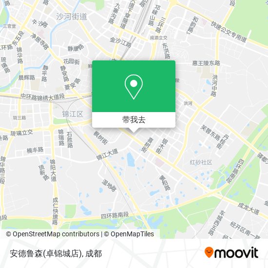 安德鲁森(卓锦城店)地图