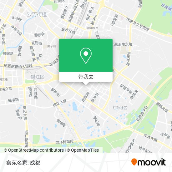 鑫苑名家地图