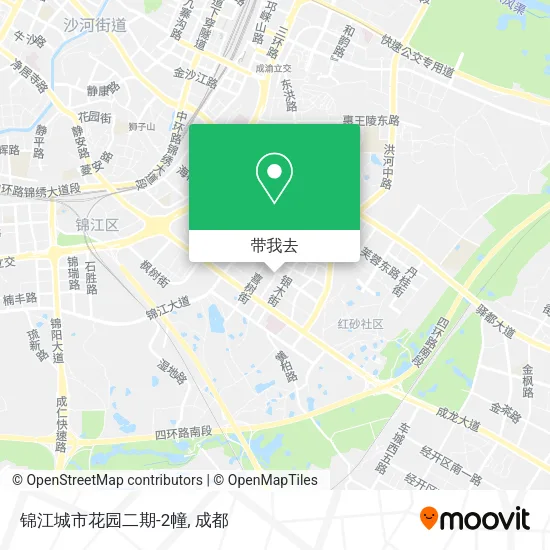 锦江城市花园二期-2幢地图