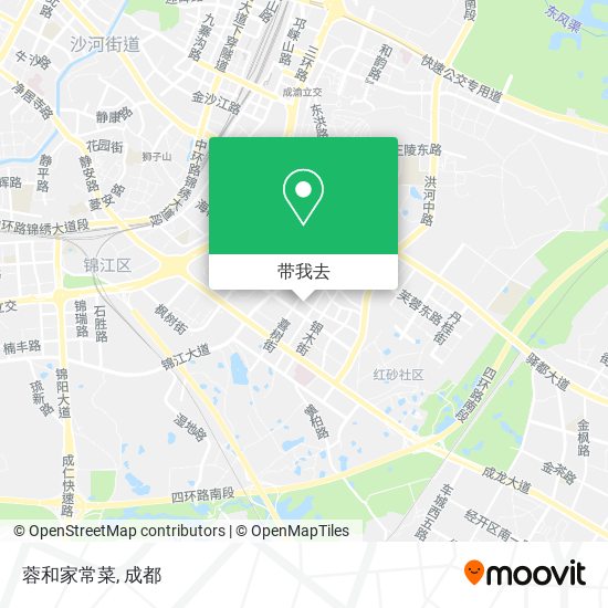 蓉和家常菜地图