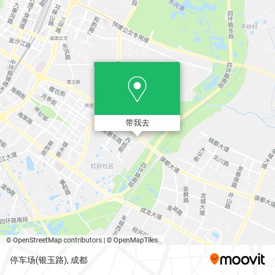 停车场(银玉路)地图