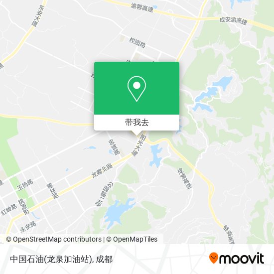 中国石油(龙泉加油站)地图