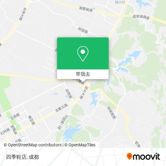 四季鞋店地图