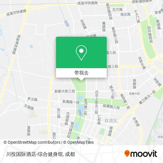 川投国际酒店-综合健身馆地图