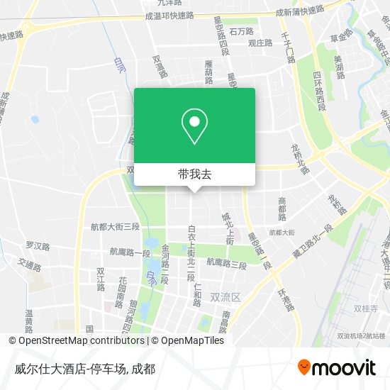 威尔仕大酒店-停车场地图