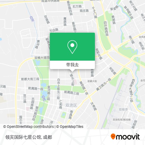 领宾国际七星公馆地图