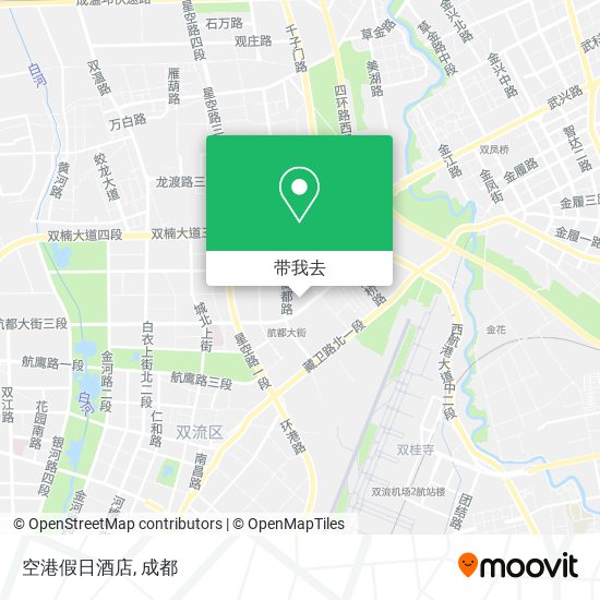空港假日酒店地图