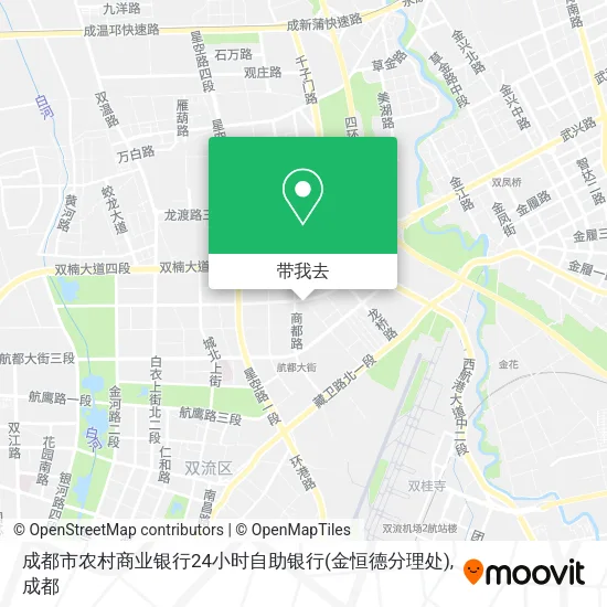 成都市农村商业银行24小时自助银行(金恒德分理处)地图