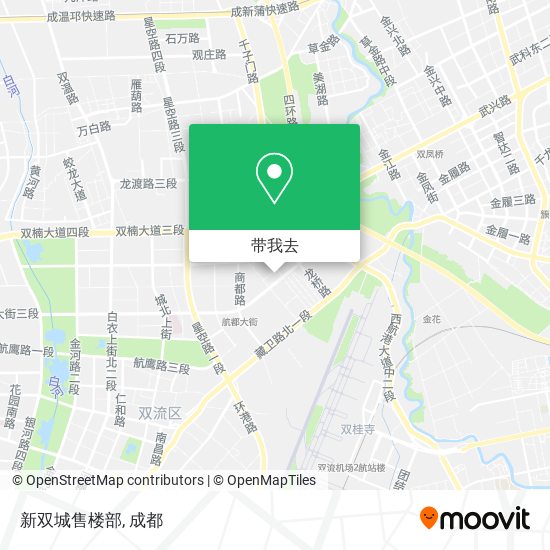 新双城售楼部地图