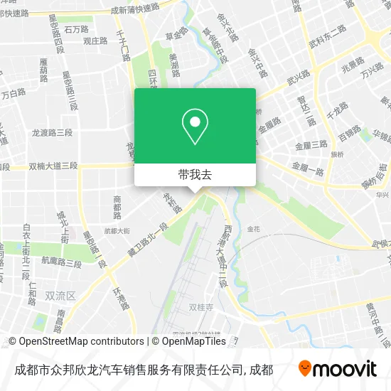 成都市众邦欣龙汽车销售服务有限责任公司地图