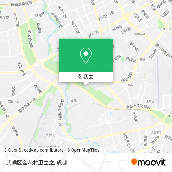 武侯区金花村卫生室地图