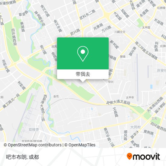吧市布朗地图