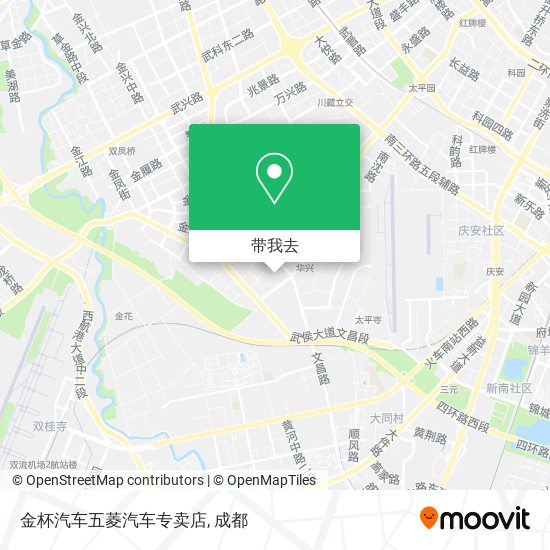 金杯汽车五菱汽车专卖店地图