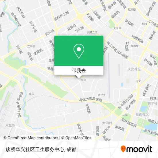 簇桥华兴社区卫生服务中心地图