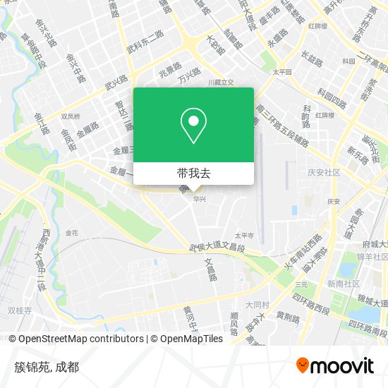 簇锦苑地图