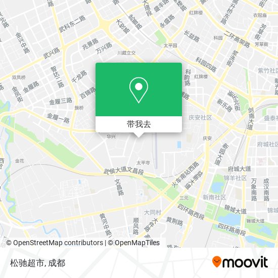 松驰超市地图