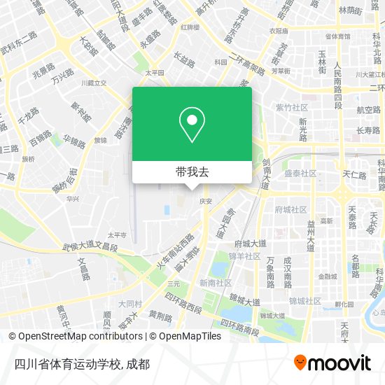 四川省体育运动学校地图