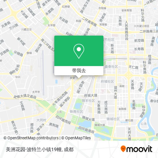 美洲花园-波特兰小镇19幢地图