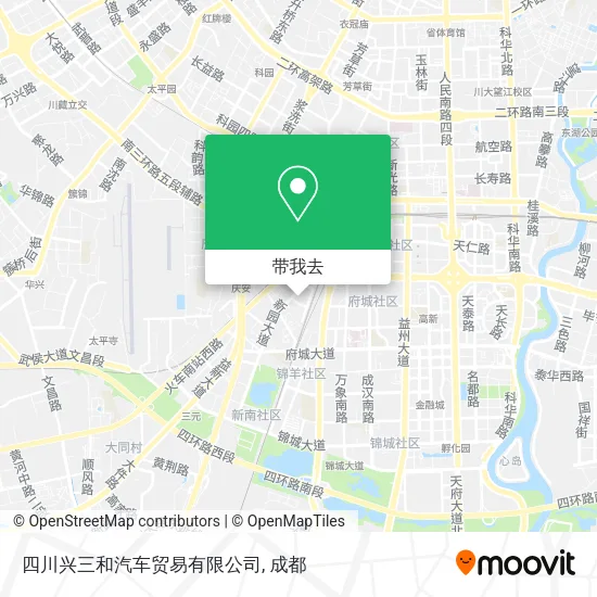 四川兴三和汽车贸易有限公司地图