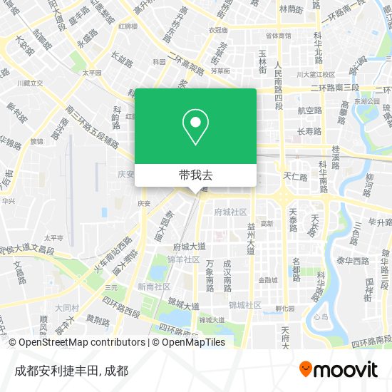 成都安利捷丰田地图
